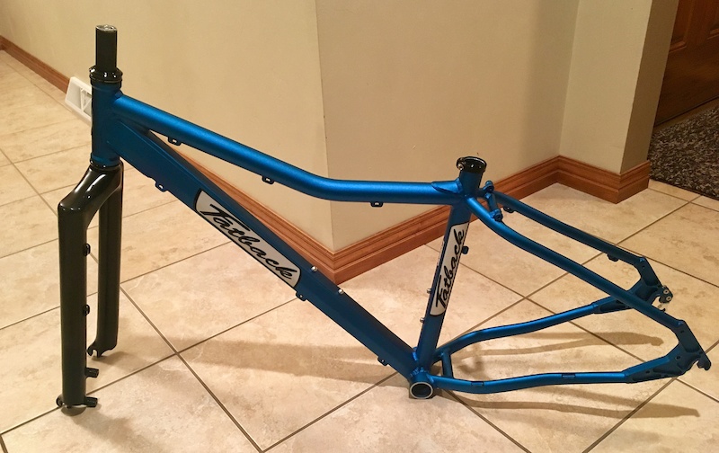 Fatback Fat Bike Frame & Carbon Fork16" Small / Medium For Sale