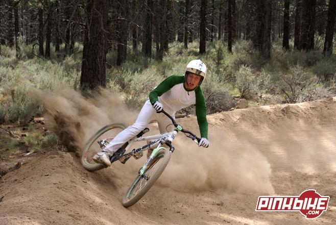 JD getting rad in a berm for the Wham Bam Photo Jam