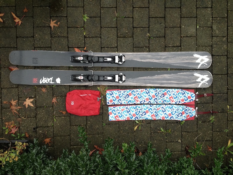 185 VOLKL KURO + MARKER BINDING（2010 Volkl Kuro 132 mm Wide