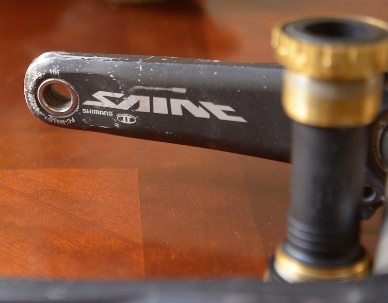 2012 Shimano Saint FC-M815 165mm/83mm Cranks and BB