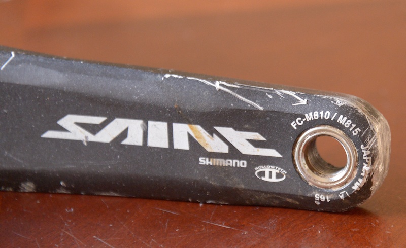 2012 Shimano Saint FC-M815 165mm/83mm Cranks and BB