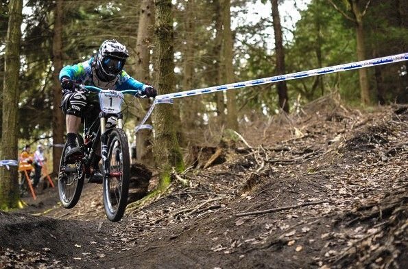 Duncan Ferris at the Mini Downhill Forest of Dean.