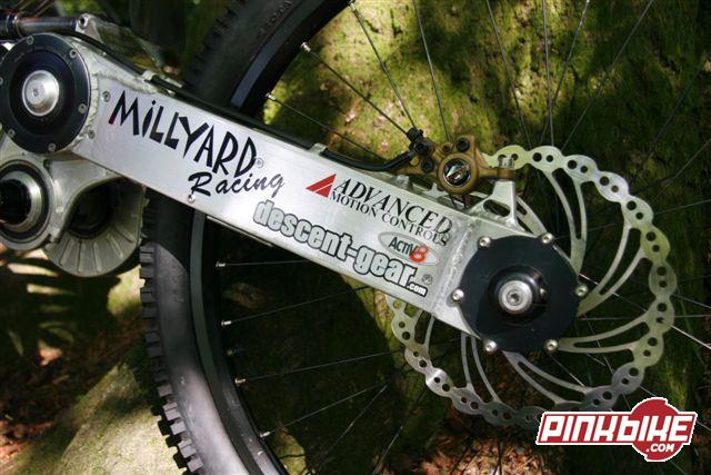 millyard racing downhill mountain bike