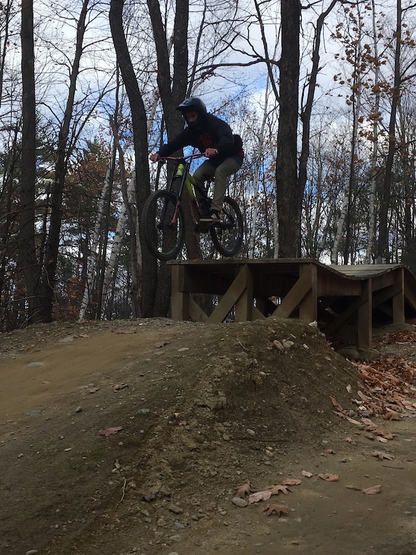 Chilly riding at Highland