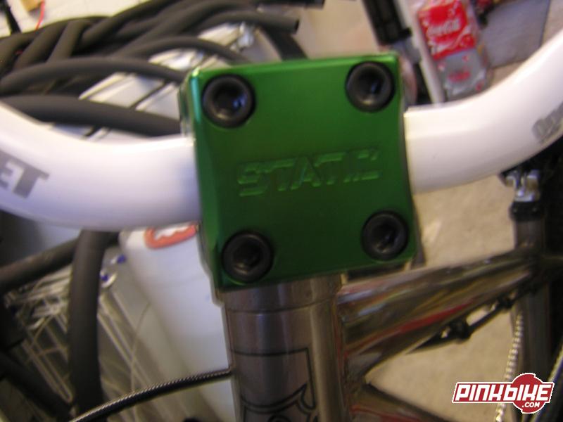my new statci c panel stem and gusset bars