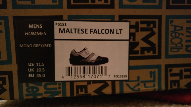 2016 Five Ten 5.10 Maltese Falcon LT 10.5 45 /10.5