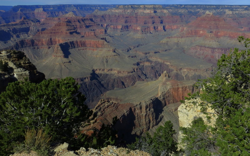 The Grand Canyon National Park has so many sight views. And it's true, on every spot it's absolutely brilliant.