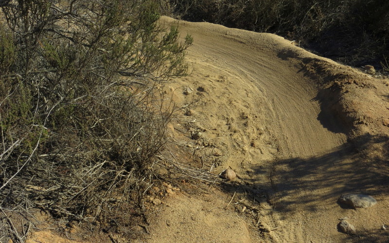Being able to ride berms is an essential skill.
