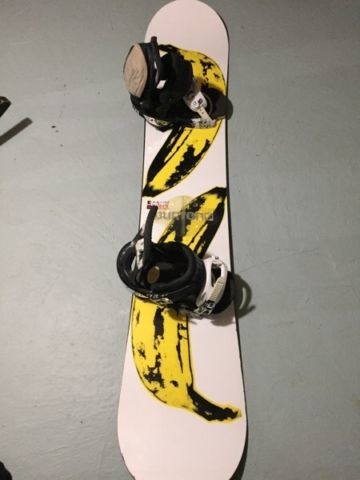 Burton LTD edition Andy Warhol snowboard package For Sale