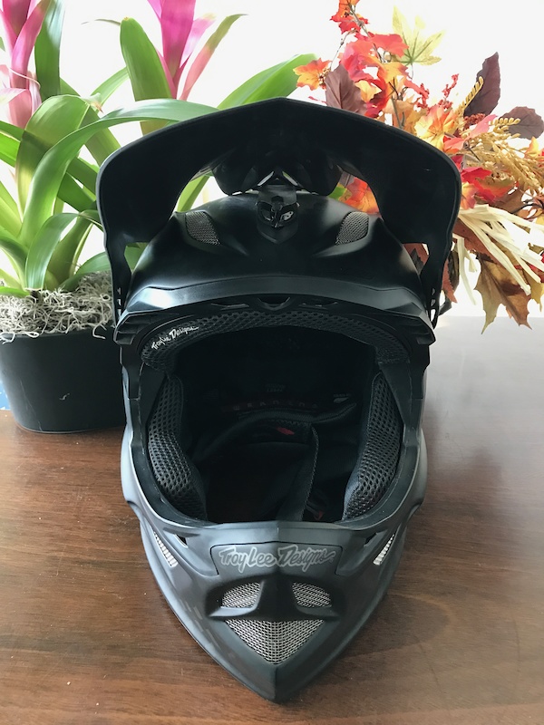 2016 Troy Lee Carbon D3 MTB Midnight Helmet- Large