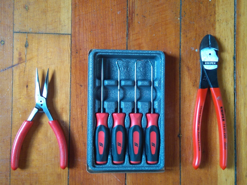 2016 SnapOn Knipex Tools Pliers, Cutters, pick set For Sale