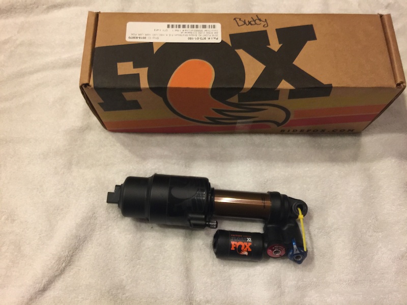 2016 Fox Float X2 with lockout