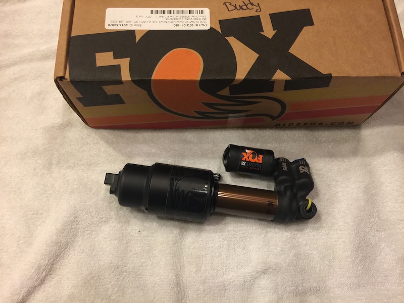2016 Fox Float X2 with lockout