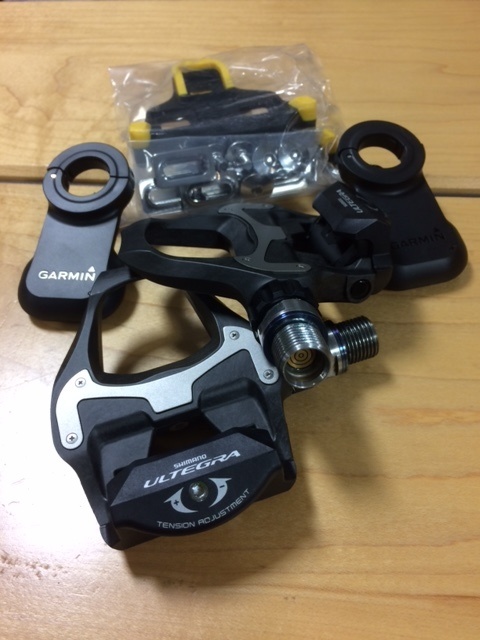 2015 Garmin Vector 2 pedals w/ Ultegra pedal body