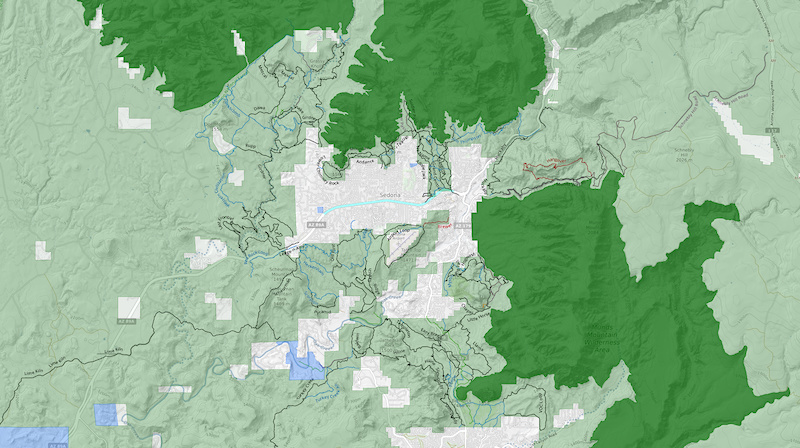 wilderness area around Sedona