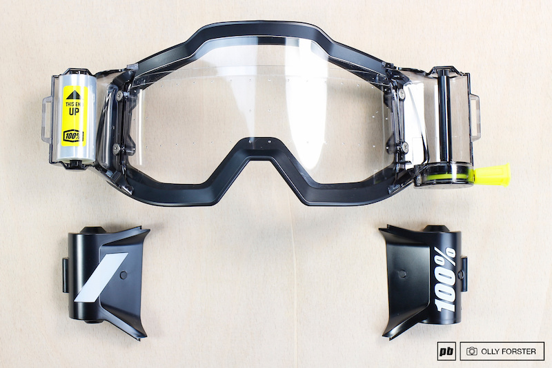 RACE OPTICS 45mm ROLL OFF FILMS FOR 100% FORECAST GOGGLES 