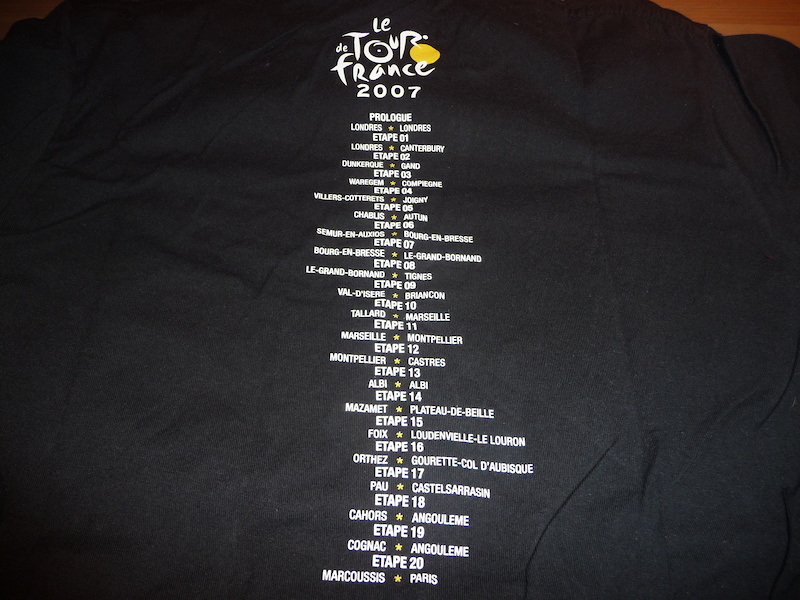 2007 Tour De France package deal!  RARE T-Shirt &amp; DVD.