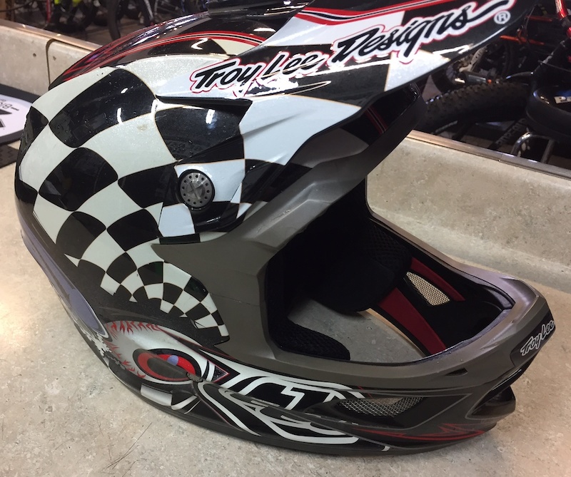 2015 Troy Lee Designs D3 carbon fiber dh downhill helmet XL