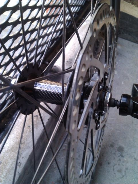 2015 Axis 1.0 disc front wheel