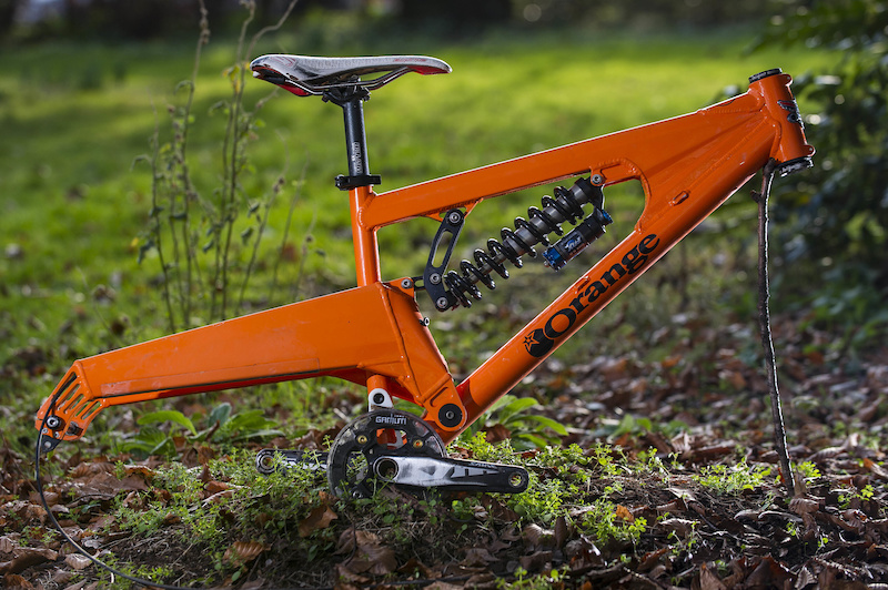 2010 Orange STRANGE Prototype 225 324 322 Downhill Frame For Sale