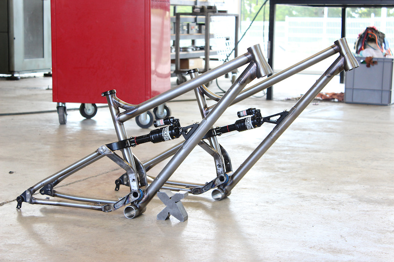steel full suspension mountain bike