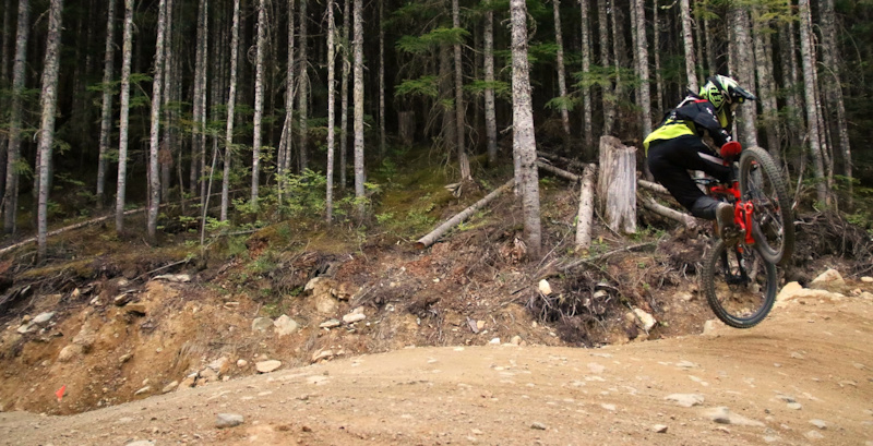 A-Line - Upper Mountain Bike Trail - Whistler, BC