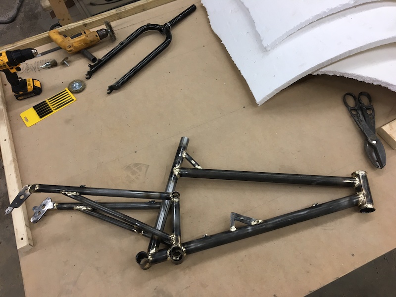tapered head tube frame building