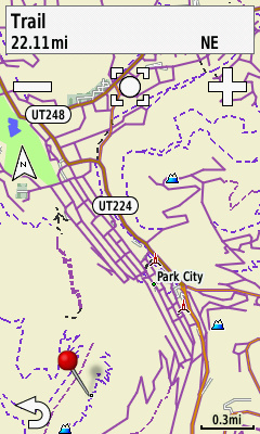 garmin 520 trailforks