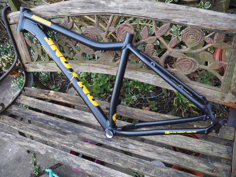 2016 On One Parkwood 29er Frame Medium BNIB Black Yellow. For Sale