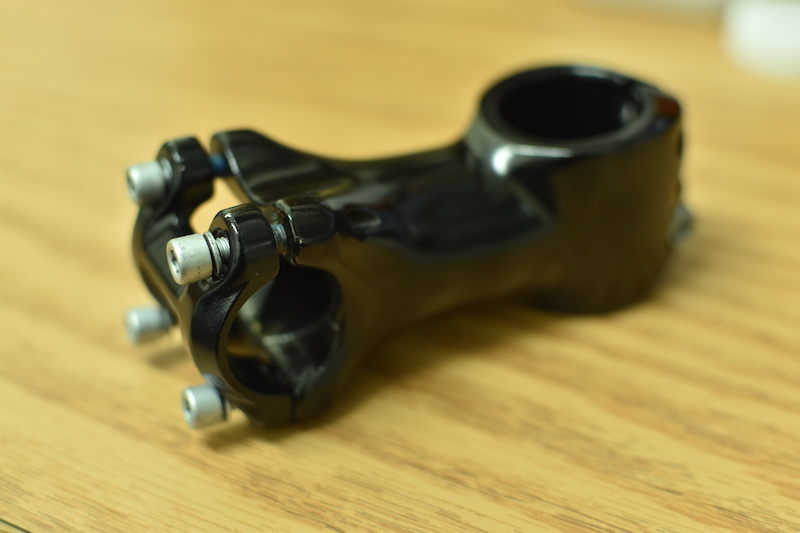 Black Generic Alloy Stem 1 inch bar clamp 75mm For Sale