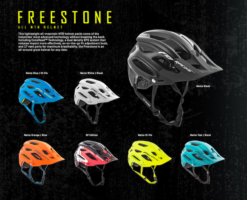 FLY Racing 73-9192 Freestone Bicycle Helmet Sp Edition 