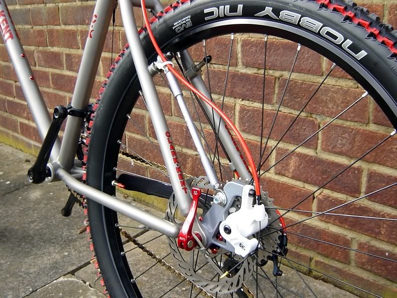 bicycle disk brake conversion kit