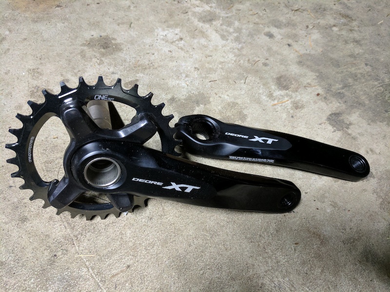 2016 Brand new Shimano XT crankset with OneUp chainring