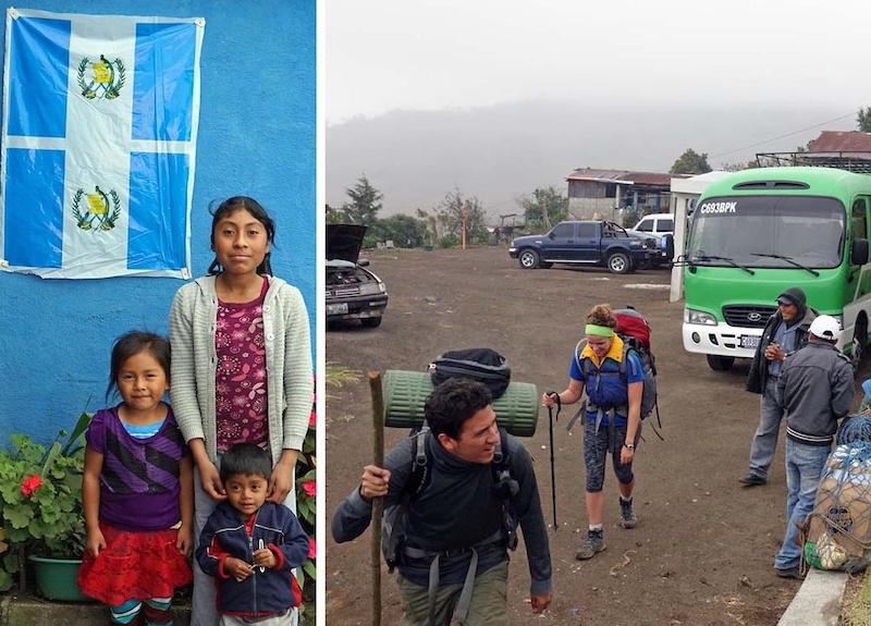 Hike to Acatenango and Fuego eruption