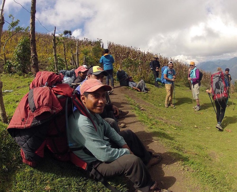 We motored down the 1600m descent trail in two and a half hours. On bikes it would probably be less time of course. Many thanks to the indomitable hardworking tough Cargadores of La Soledad. You helped it hurt less -Sexto Malesio Jose Jeremios Alexandre