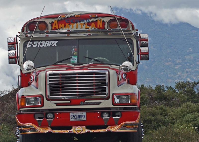 Colourful La Camioneta Volcan Pacaya