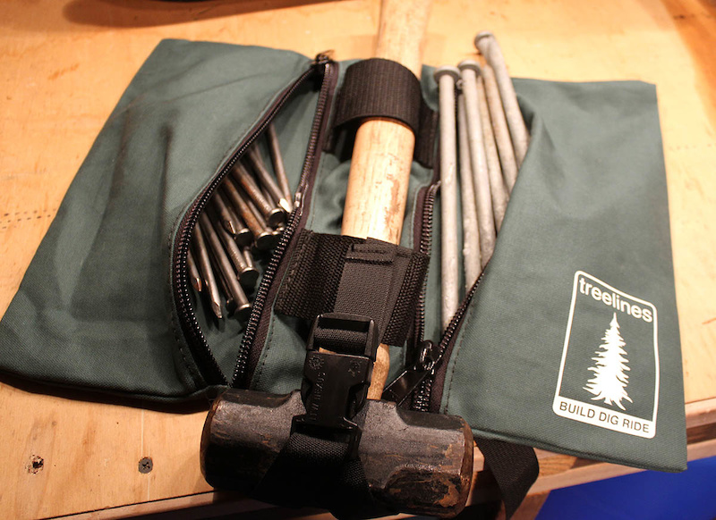 Treelines Accessory Line Bar Sheath Sawyer Kit and Nail Bag