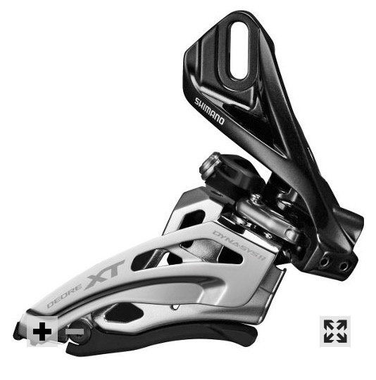 2017 Shimano XT M8000 Front shifter and front mech