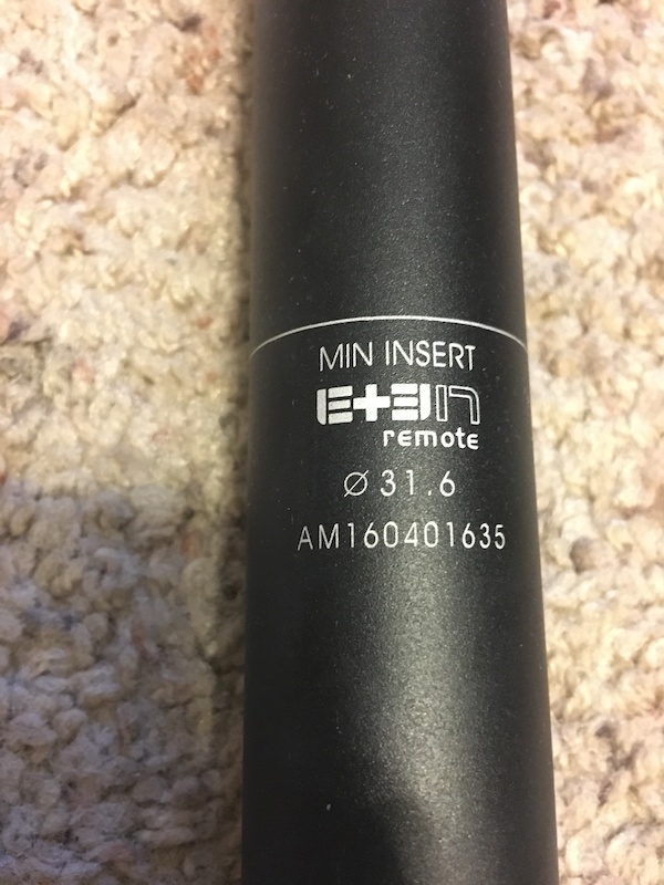 2016 KS Eten External Dropper-100mm 31.6