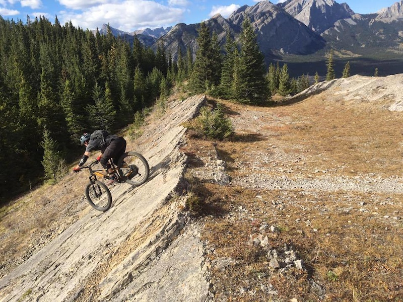 Razors Edge Mountain Bike Trail Canmore, AB