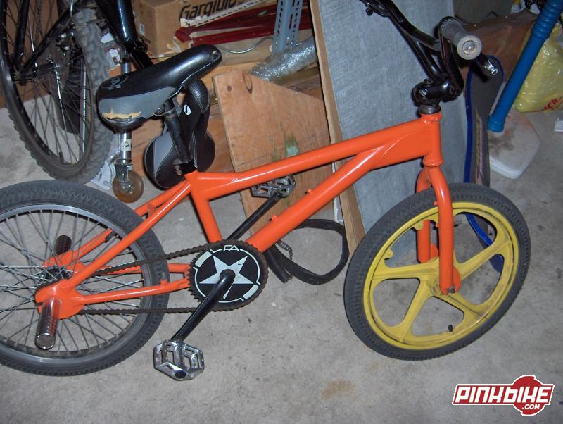 The final Product of my BMX, Needs new front rim, and brake system tho.