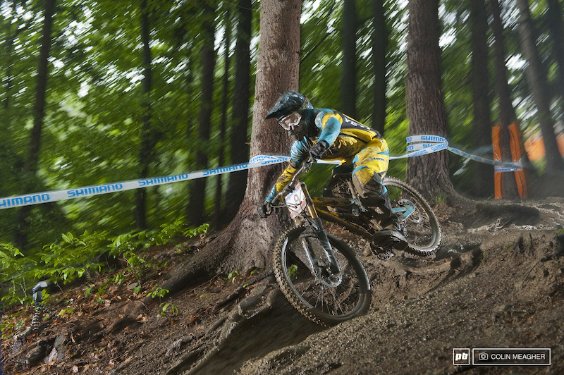 racing to qualify for the 2010 Maribor World Cup Downhill Race in Slovenia.