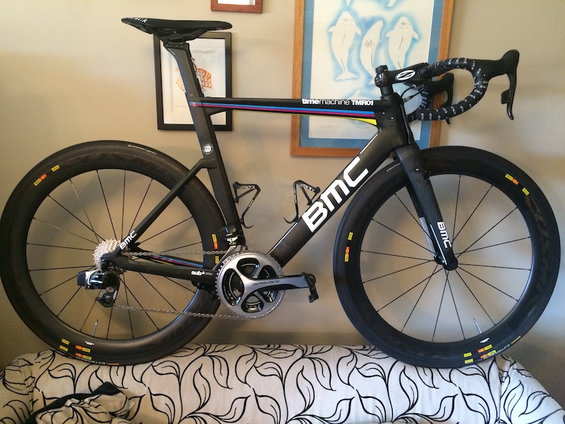 2015 BMC TMR01 54cm SRAM Red eTap Mavic CXR60 Tubular For Sale