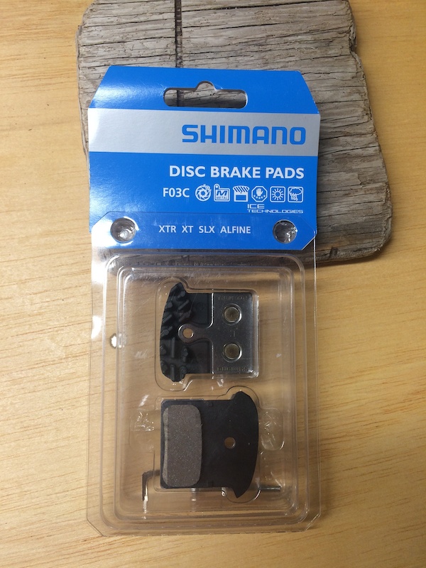 shimano finned brake pads