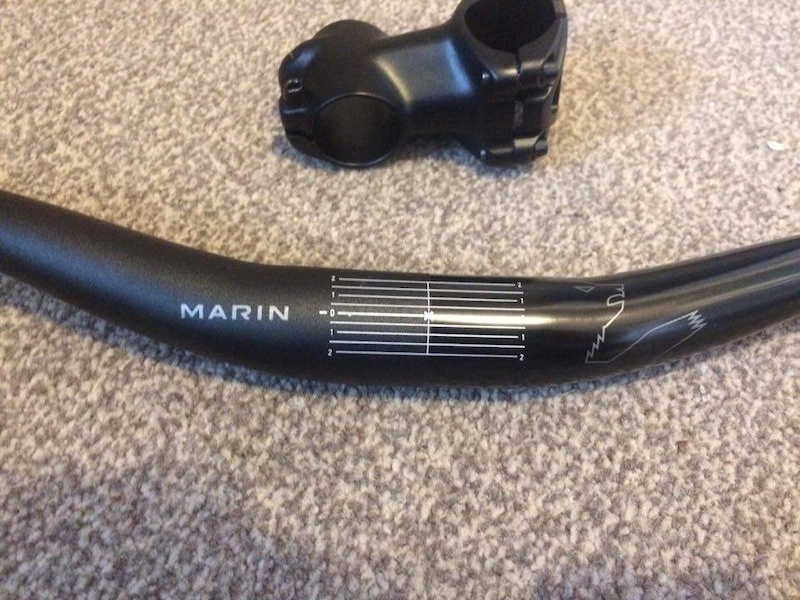 2017 Marin 780 bar and 55mm stem