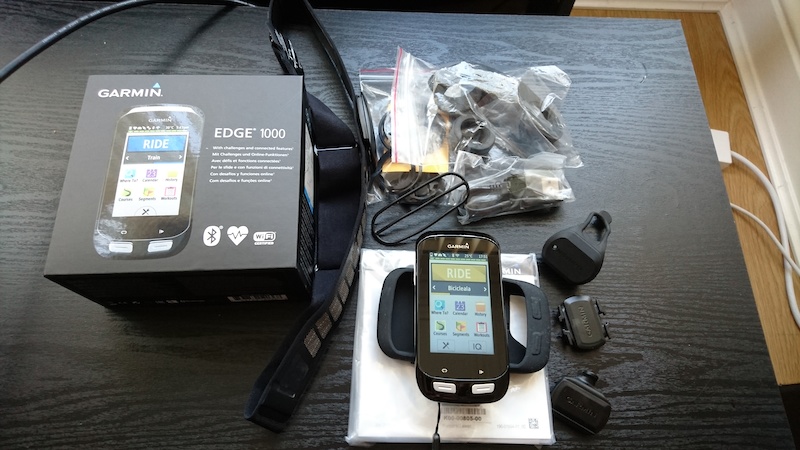 2016 Garmin Edge 1000 GPS Performance Bundle