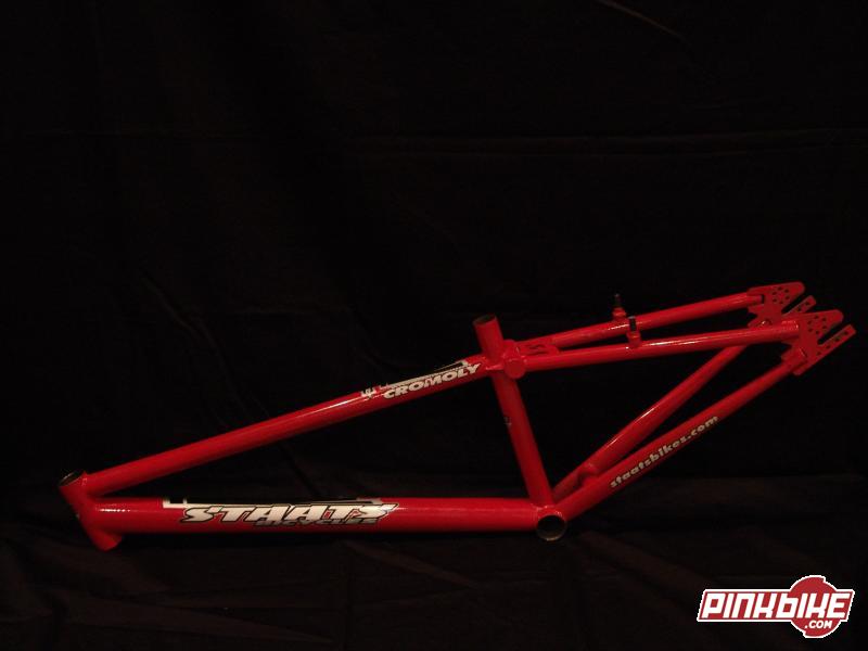 Red STAATS 24" XL BMX frame For Sale