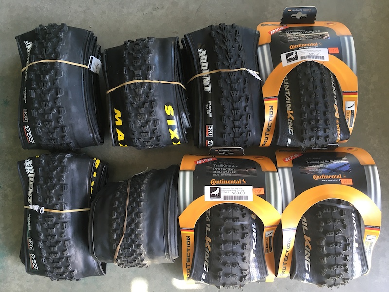 0 Assortment of Tires!  Maxxis &amp; Continental!