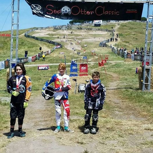 Silver medal for this 9 year old in the 11/12 year old Dual Slalom b group