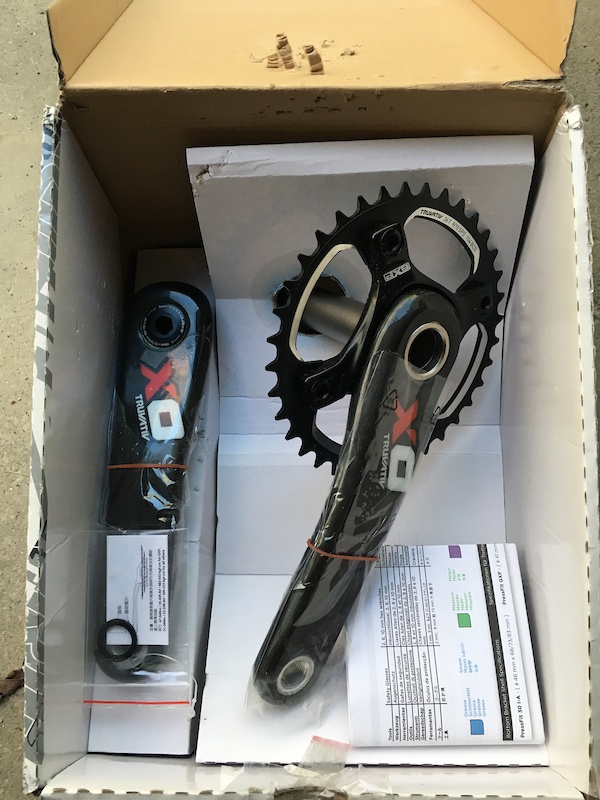 Truvativ X.0 DH GXP 83mm 10速 165 レッド 38T クランクセット (BBなし) Truvativ 10速曲柄组推荐（XX+X0）